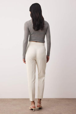 Siyah Havuc Kal?p Toka Detayl? Pantolon TWOAW26PL00154 - Trendyolmilla фото 8