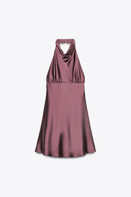 SATIN MINI DRESS