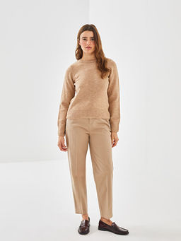 Bisiklet Yaka Kad?n Triko Kazak