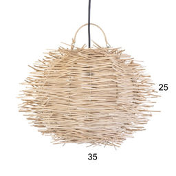 Светильник потолочный из ротанга «Анди», 1×120 Вт, Е27, 40×40×26 см