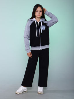 Толстовка "Смена" синий-серый