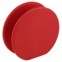 Ваза керамическая "Баухаус" 260мл, 15х4,8х14,5см, горло 4,7х2,3см, глянец, противоскользящие накладки, красный, в коробке (Китай)