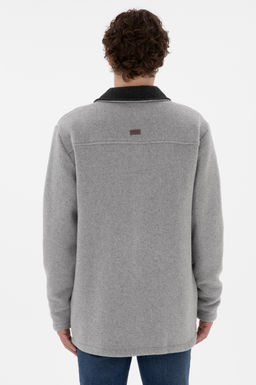 Мужская серая скидка в скидке с дисконтом в скидке кардигана в корзине - U.s. polo assn фото 5