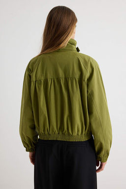 Ye_il Oversize Kal_p Dik Yaka Ceket Mont TWOAW27MO00091 - Trendyolmilla фото 5