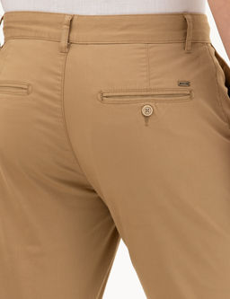 Camel Slim Fit Basic Kanvas Pantolon