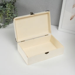 Шкатулка для росписи дерево «Сундук», для творчества, декора, 24×15×8 см