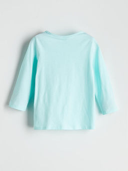 Bisiklet Yaka Bask?l? K?z ?ocuk Pijama Tak?m?