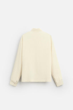 STRIPED TEXTURED SHIRT - Zara фото 7