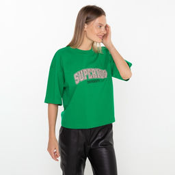 Футболка женская Little Secret, зелёная, размер 46