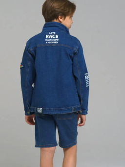 PlayToday / Куртка текстильная джинсовая для мальчиков  фото 3