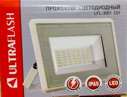 Ultraflash LFL-3001 C01 белый (LED SMD прожектор, 30 Вт, 230В, 6500К) 14129 (шт.)
