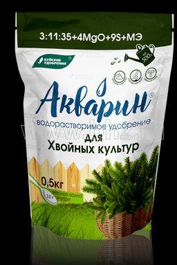 БХЗ АКВАРИН Хвойные культуры дой-пак 500 гр (12 шт./упак.)
