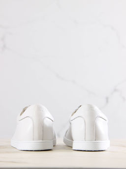 Кеды босоногие кожаные 189.астиw.Белый