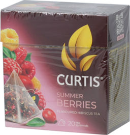 CURTIS. Summer Berries (пирамидки) карт.пачка, 20 пирамидки