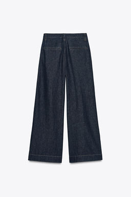 Z1975 WIDE-LEG MID-WAIST JEANS - Zara фото 11