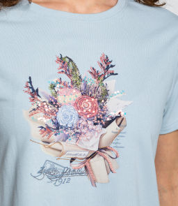 Футболка #КТ511 (5), голубой - Dommod фото 5