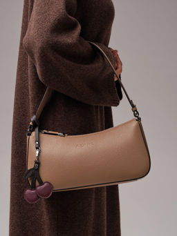 Сумка багет Azaro 31200 коричневый капучино