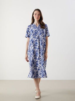 Ka??k Yaka A Kesim Elbise