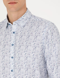 Mavi Slim Fit Uzun Kollu G_mlek