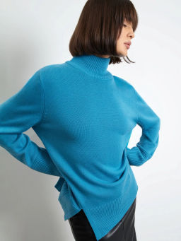 EMKA / Удлиненный свитер с шерстью  фото 2