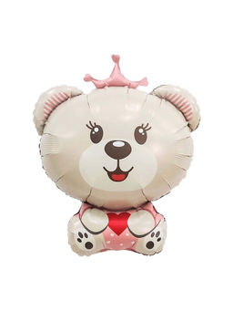 Воздушный шар фольгированный 32" «Мишка принцесса»