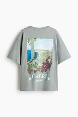 Camiseta oversize con motivo estampado - H&m фото 9