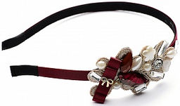 Ободок PU0324 бордо