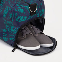 Сумка спортивная на молнии, наружный карман, цвет бирюзовый - Simaland фото 4