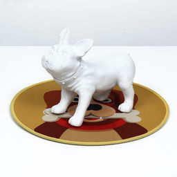 Коврик для животных, EVA+полиэстер, d=60 см. жёлтый - Пижон фото 2