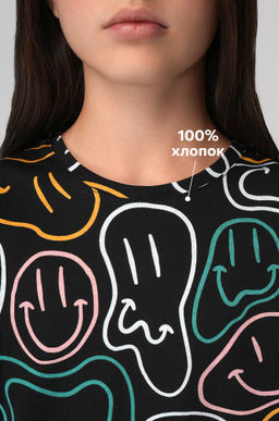 Хлопковая пижама для девочки с шортами Happyfox