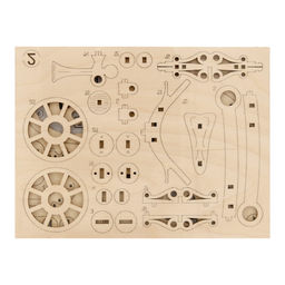 REZARK MGR-5 Серия Механика Пазл 3D 34 элемент. Велосипед