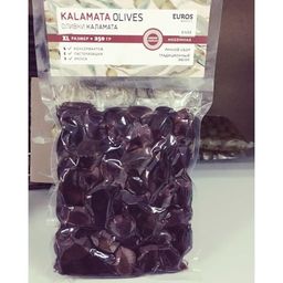 Оливки Каламата (р. XL) EVROS, Греция, вакуум, 250г  фото 2