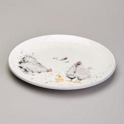 ТАРЕЛКА ЗАКУСОЧНАЯ LEFARD FUNNY HENS 21*2,5 СМ (КОР=24ШТ.) фото 4