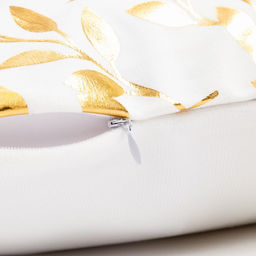 Наволочка декоративная Этель Листья 40х40 см, 100% п/э  фото 4