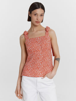 Топ женский с цветочным принтом - Mark formelle фото 6