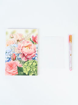 Набор: ежедневник А5, 80 листов, стикеры и ручка "Самой прекрасной"