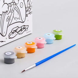 Картина по номерам для детей Топотун, 21?15 см, Бэмби