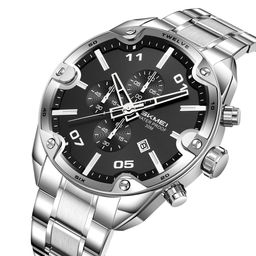 Часы наручные Skmei мужские 9387silver-black
