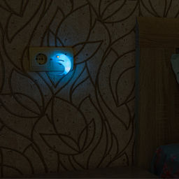 DTL-301-Дельфин/Blue/4LED/0,5W Светильник-ночник. Без выключателя. Блистер