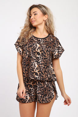 Пижама Натали футболка и шорты хлопок фото 29