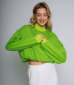 Свитшот #БШ1629, фуксия