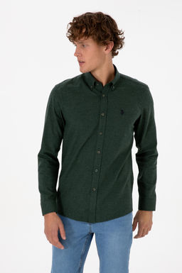Erkek Koyu Ye_il Uzun Kollu Basic G_mlek Sepette S_rpriz _ndirim - U.s. polo assn фото 3