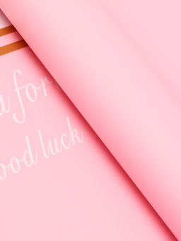 Цена за 20 шт. Пленка флористическая для цветов и букетов «Удача», розовая, 57×57 см