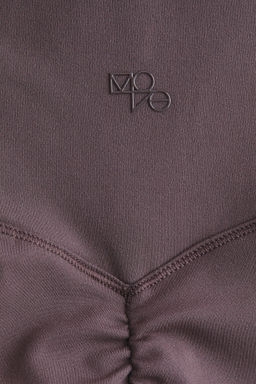 Leggings de deporte con detalle fruncido - H&m фото 4
