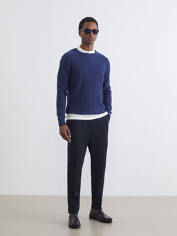 Bisiklet Yaka Erkek Triko Kazak