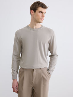 Bisiklet Yaka Erkek Triko Kazak