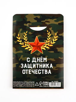 Цена за 2 шт. Подарочный набор «23 февраля. С днём защитника отечества», блокнот А6, 32 листа, наклейки, магнитные закладки