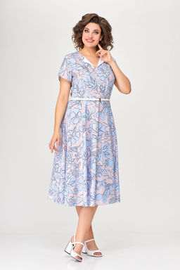 Блуза Swallow 803.2 черный+серебряный узор фото 881