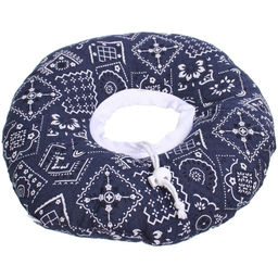 Воротник ветеринарный на кулиске "ЛЮБИМЫЙ БРО", классика, р M, окружность шеи 17-27см (лейбл)