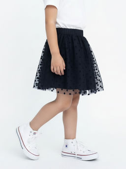 Юбка пачка из фатина 22-4796 синяя сетка - Mini maxi фото 12